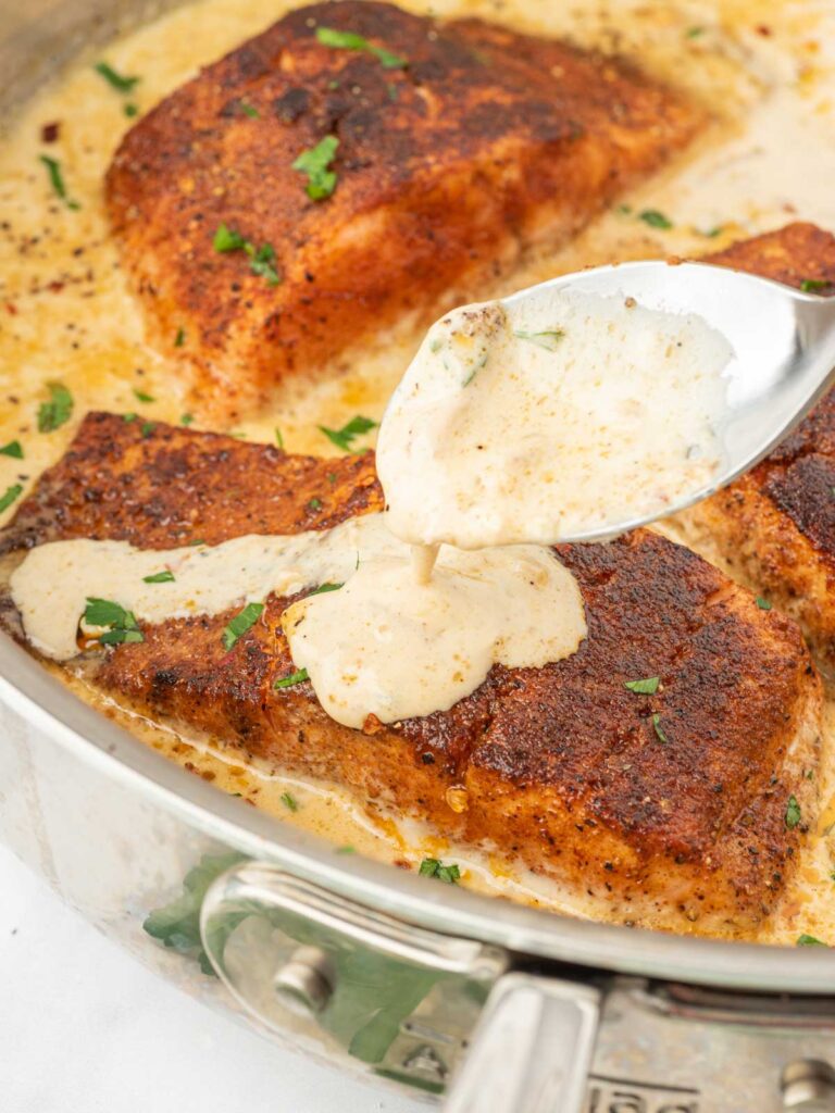 Creamy Cajun Salmon Recipe – Cookin' With Mima