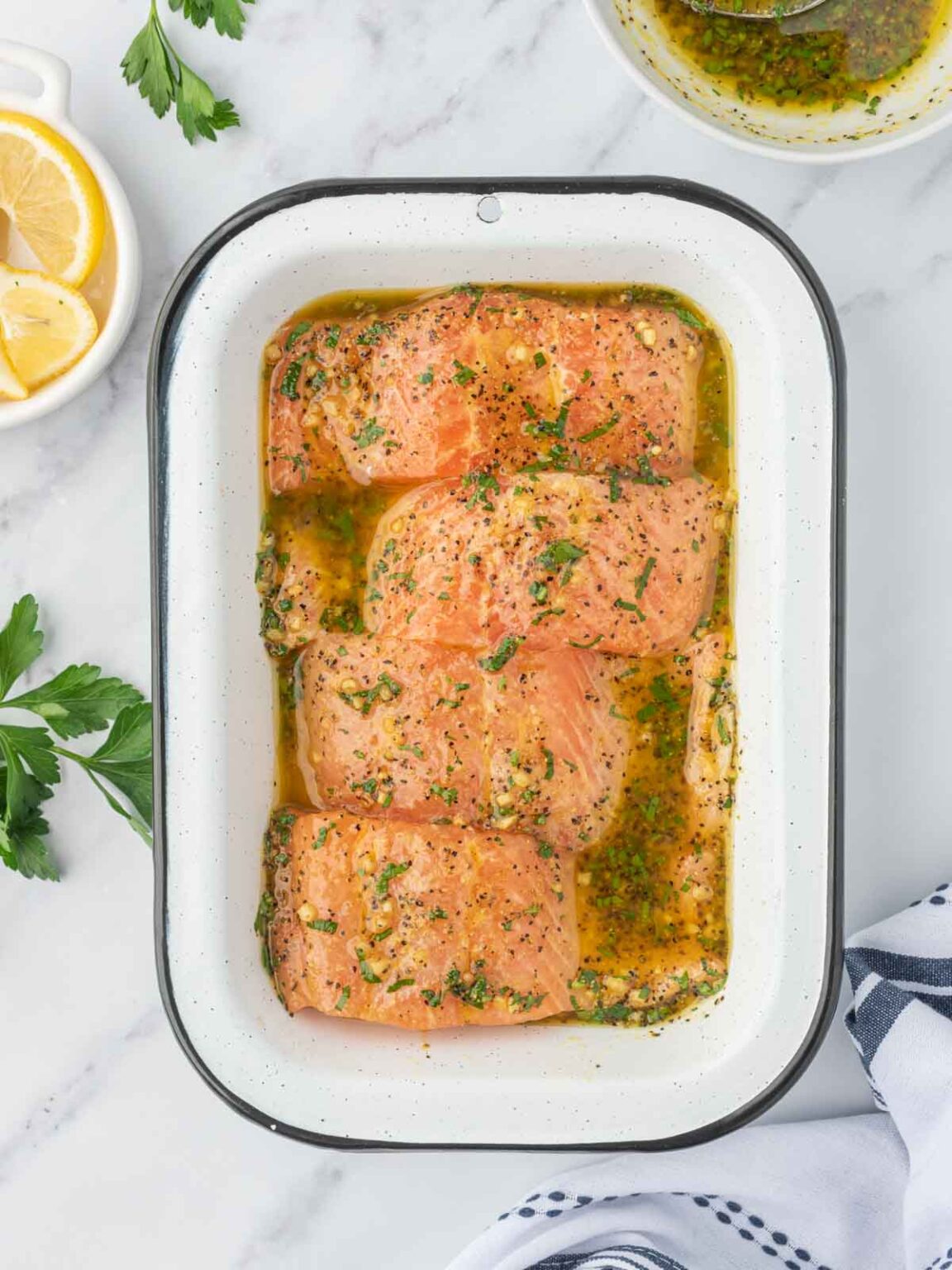 Healthy Baked Lemon Pepper Salmon – Cookin' with Mima
