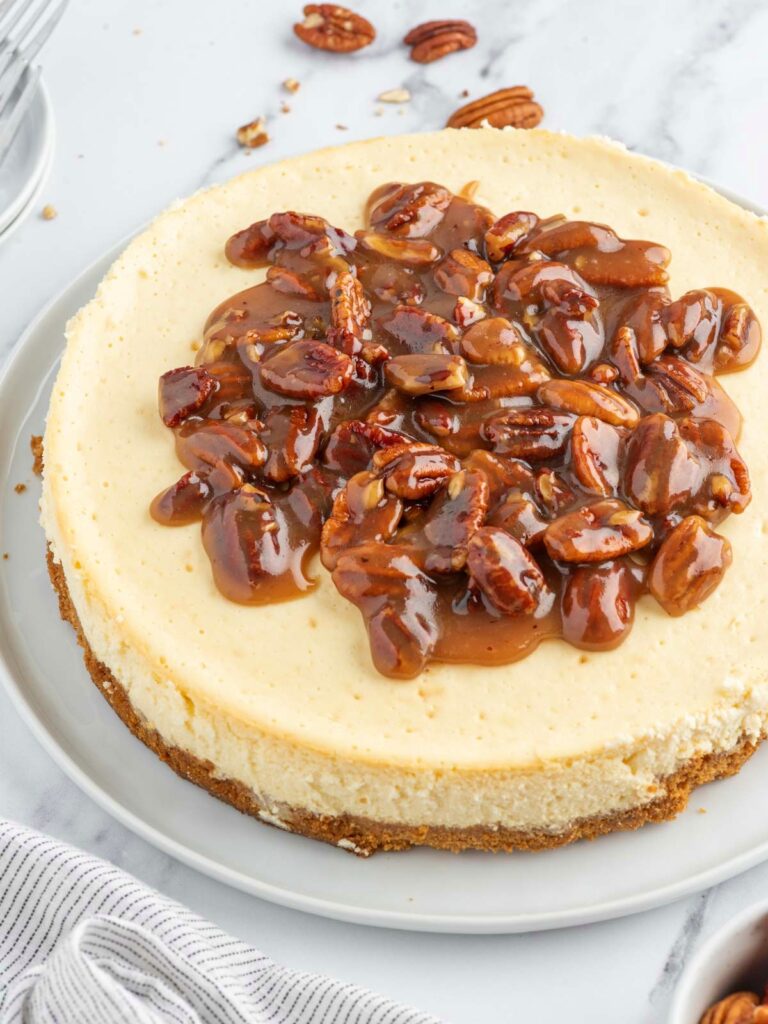 Easy Pecan Pie Cheesecake Recipe – Cookin' with Mima