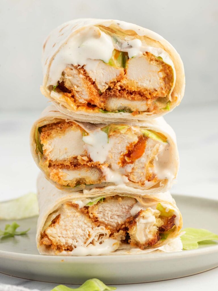 Crispy Buffalo Chicken Wrap – Cookin' with Mima