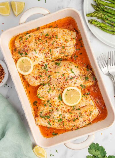 Garlic Butter Oven Baked Tilapia – Cookin' with Mima