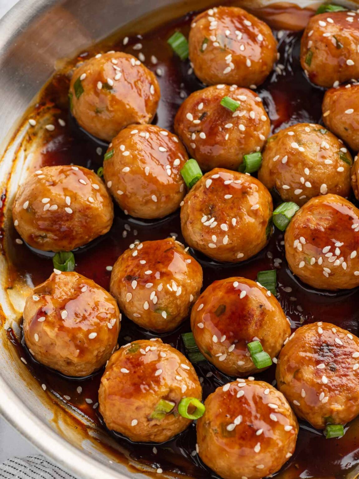 Teriyaki Chicken Meatballs – Cookin With Mima