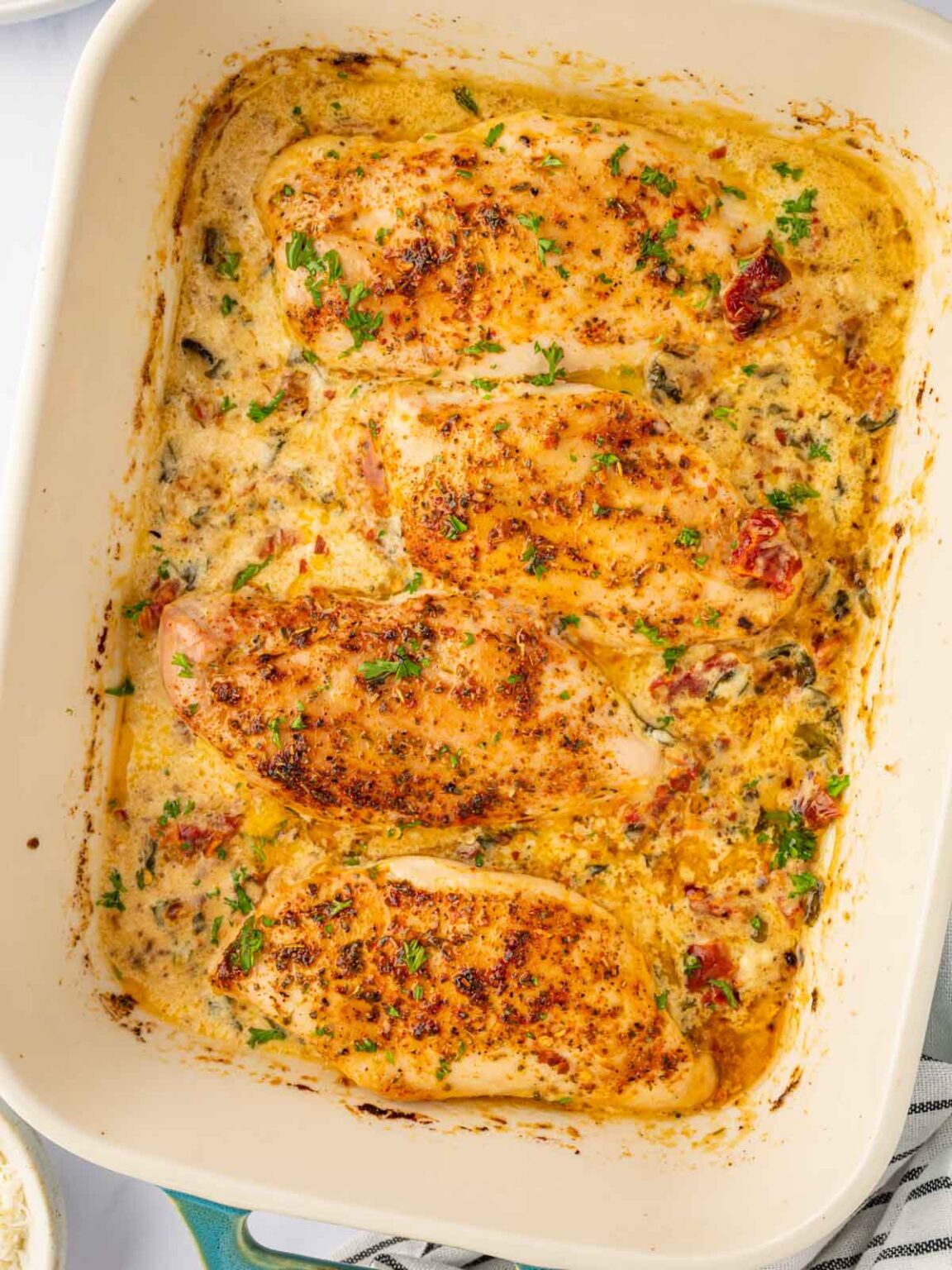 Easy Baked Tuscan Chicken Recipe – Cookin' with Mima