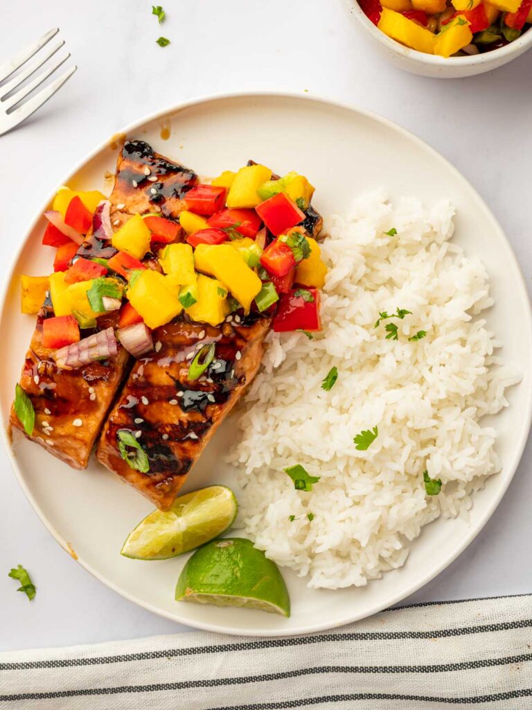 Grilled Teriyaki Salmon Recipe – Cookin' with Mima