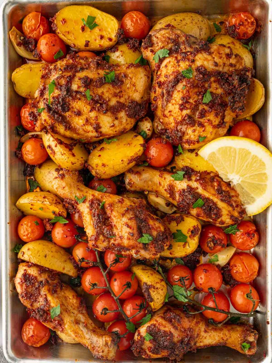 Harissa Chicken Traybake – Cookin' with Mima