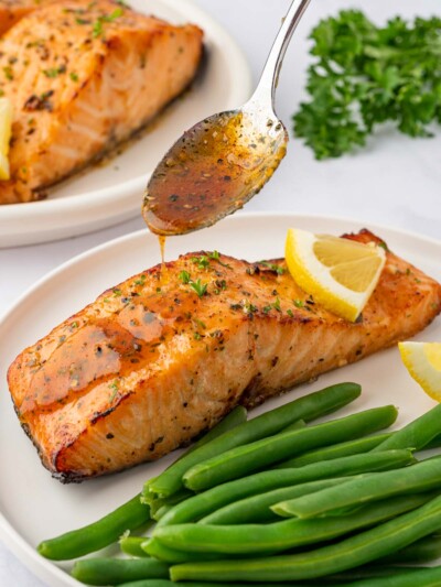 Air Fryer Honey Garlic Salmon – Cookin' with Mima