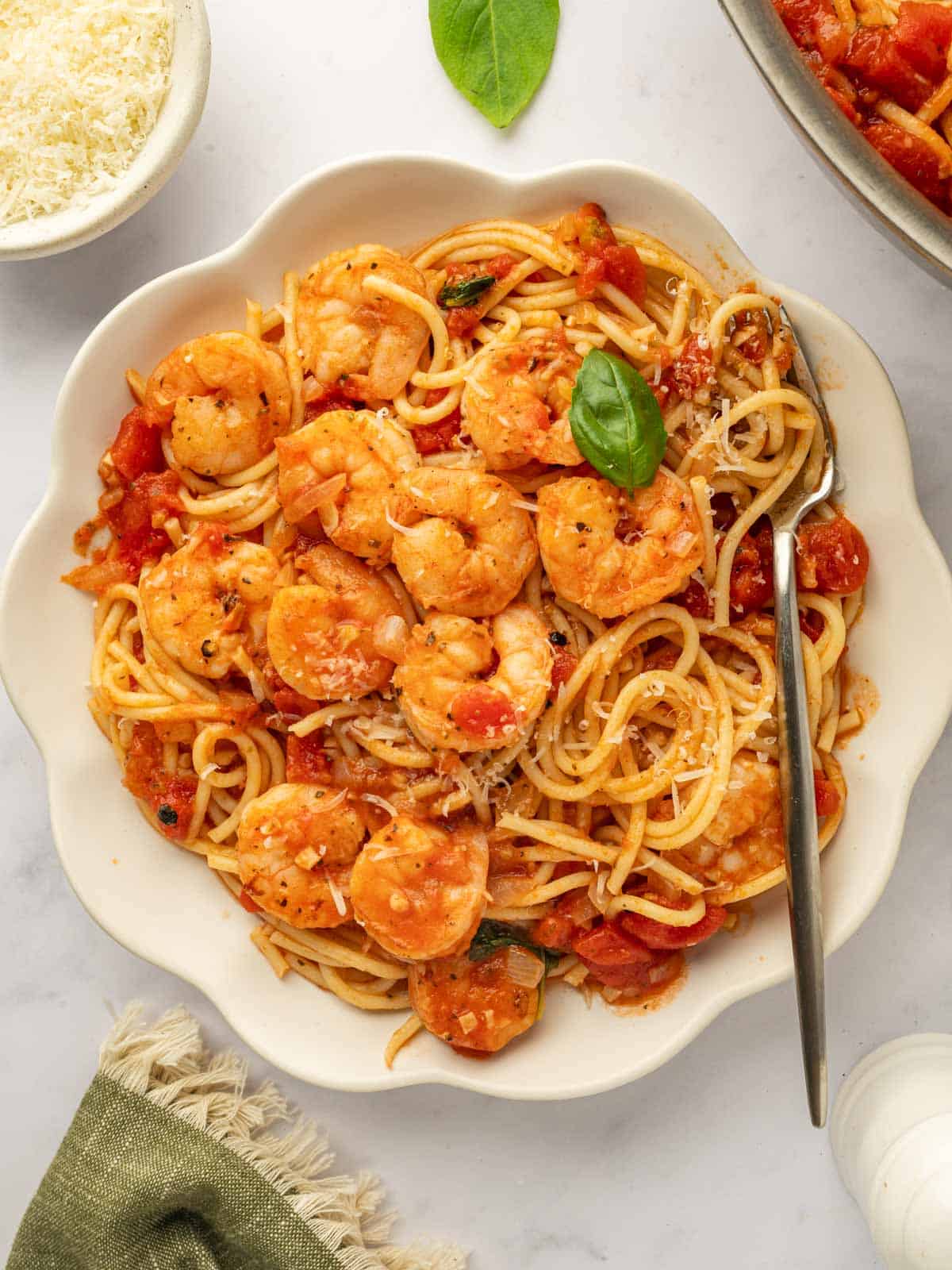 Shrimp Spaghetti – Cookin' with Mima