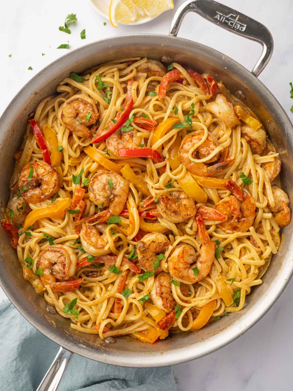 Shrimp Rasta Pasta – Cookin' with Mima